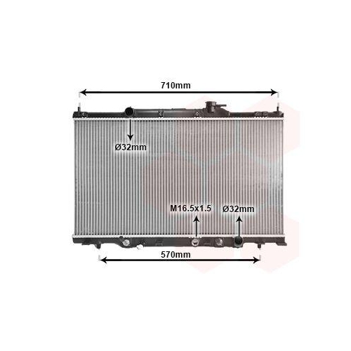 VAN WEZEL K&uuml;hler, Motork&uuml;hlung 25002163