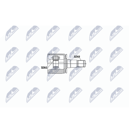 NTY Gelenksatz, Antriebswelle NPW-MS-047