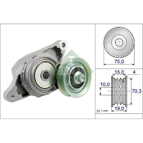 Schaeffler INA Riemenspanner, Keilrippenriemen 534 0489 10