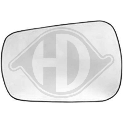 DIEDERICHS Spiegelglas, Au&szlig;enspiegel 1456227