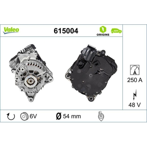 VALEO Startergenerator VALEO ORIGINS 48V IBSG - NEW O.E. TECHNOLOGIE 615004
