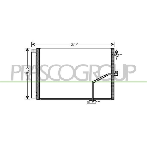 PRASCO Kondensator, Klimaanlage PrascoSelection ME029C001