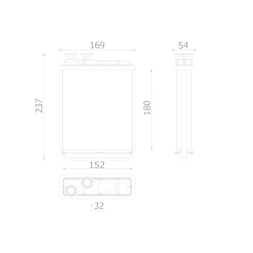 MAHLE W&auml;rmetauscher, Innenraumheizung BEHR *** PREMIUM LINE *** AH 299 000P