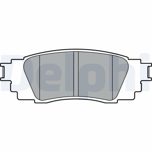 DELPHI Bremsbelagsatz, Scheibenbremse LP3379