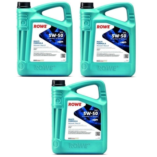 Motoröl ROWE HIGHTEC MULTI FORMULA 5W-50 Dexos 2 VW502.00 505.00 BMW LL-04 15L