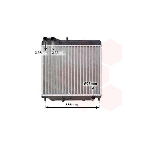 VAN WEZEL K&uuml;hler, Motork&uuml;hlung 25002178