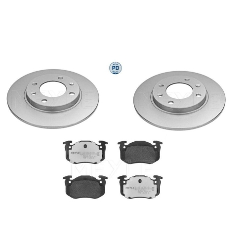 Bremsensatz Meyle Bremsbel&auml;ge + Bremsscheiben 025 209 7311/PD + 11-15 523 0010/PD