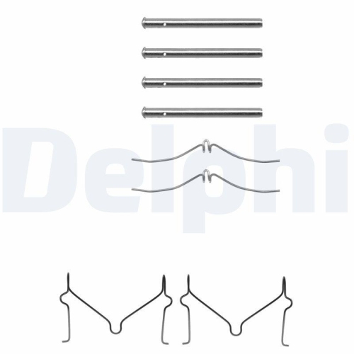 DELPHI Zubeh&ouml;rsatz, Scheibenbremsbelag LX0143