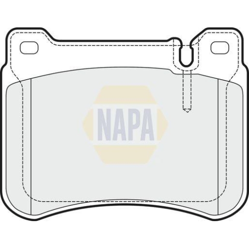 NAPA Bremsbelagsatz, Scheibenbremse NAPA NBP1501