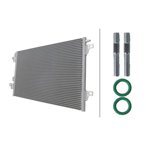 HELLA Kondensator, Klimaanlage >>> Easy2Fit <<< 8FC 366 222-991