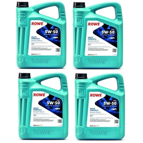 Motoröl ROWE HIGHTEC MULTI FORMULA 5W-50 Dexos 2 VW502.00 505.00 BMW LL-04 20L