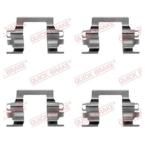 QUICK BRAKE Zubeh&ouml;rsatz, Scheibenbremsbelag 109-1117