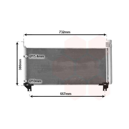 VAN WEZEL Kondensator, Klimaanlage 56015703