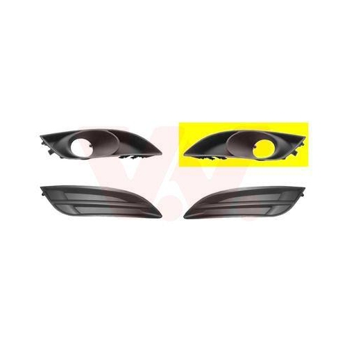 VAN WEZEL L&uuml;ftungsgitter, Sto&szlig;f&auml;nger 5405591