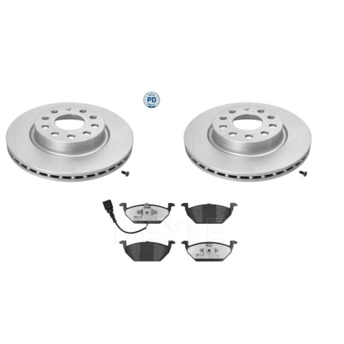 Bremsensatz Meyle Bremsbel&auml;ge + Bremsscheiben 0252313119/PD+1835211044/PD