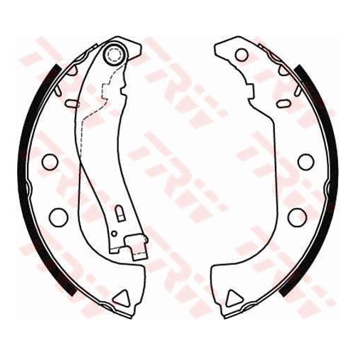 TRW Bremsbackensatz GS8484