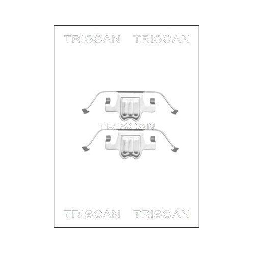 TRISCAN Zubehörsatz, Scheibenbremsbelag 8105 111618