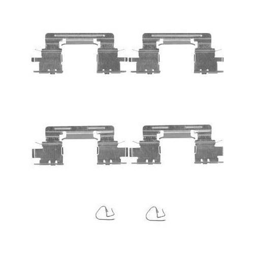 TEXTAR Zubehörsatz, Scheibenbremsbelag 82515100