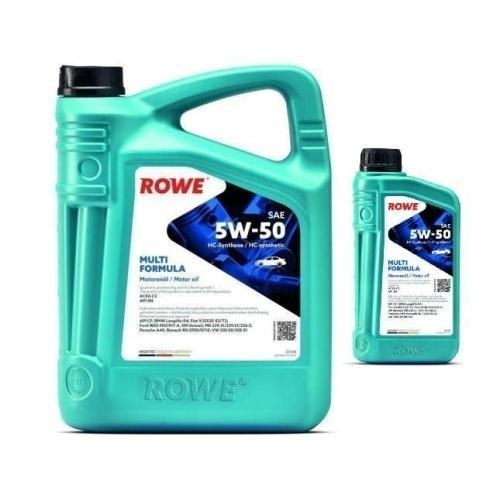 Motoröl ROWE HIGHTEC MULTI FORMULA 5W-50 Dexos 2 VW502.00 505.00 BMW LL-04 6L
