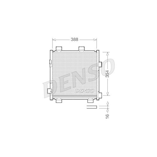 DENSO Kondensator, Klimaanlage DCN50040