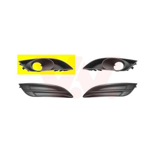 VAN WEZEL L&uuml;ftungsgitter, Sto&szlig;f&auml;nger 5405592