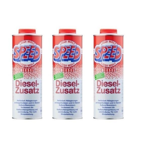 3x LIQUI MOLY Speed Diesel Zusatz 1 Liter Dose - Art.Nr. 5160