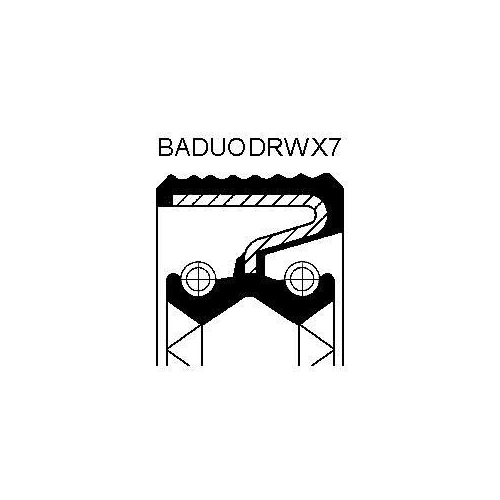 CORTECO Wellendichtring, Verteilergetriebe 49358040