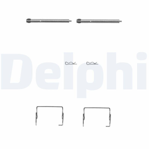 DELPHI Zubeh&ouml;rsatz, Scheibenbremsbelag LX0264