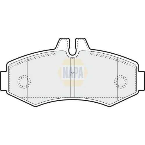 NAPA Bremsbelagsatz, Scheibenbremse NAPA NBP1367