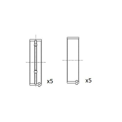 FAI AutoParts Kurbelwellenlagerschale BM1006-STD