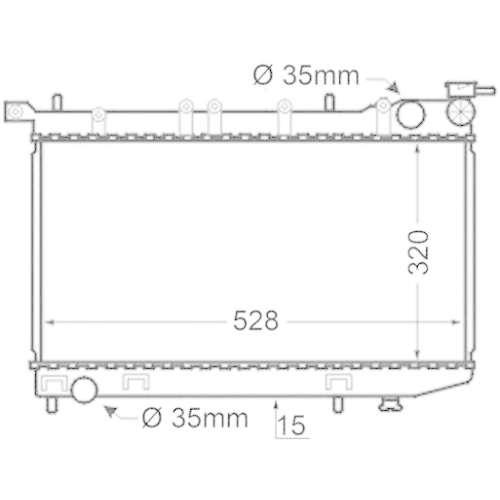 MAHLE K&uuml;hler, Motork&uuml;hlung BEHR CR 128 000S