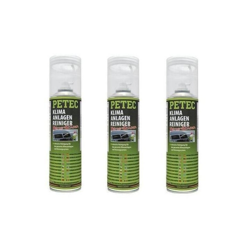 3x Klimaanlagenreiniger Schaum 500ml Petec 71350