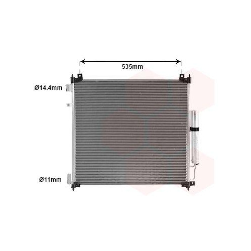 VAN WEZEL Kondensator, Klimaanlage 02015704