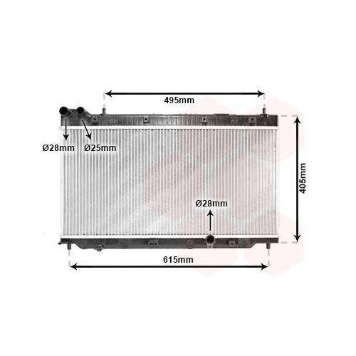 VAN WEZEL K&uuml;hler, Motork&uuml;hlung 25002206