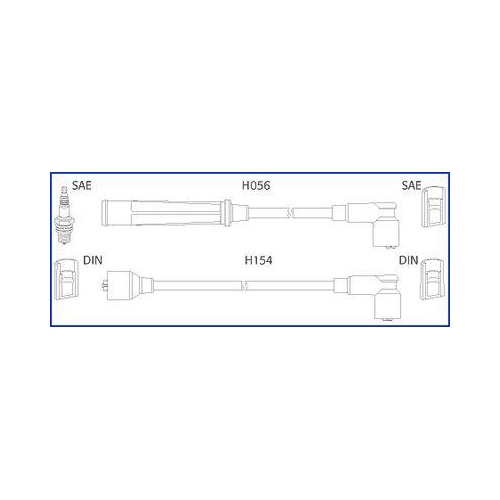 H&Uuml;CO Z&uuml;ndleitungssatz 134366