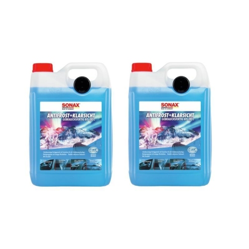 2x Sonax Scheibenfrostschutz gebrauchsfertig Antifrost+Klarsicht 5Liter 03325000