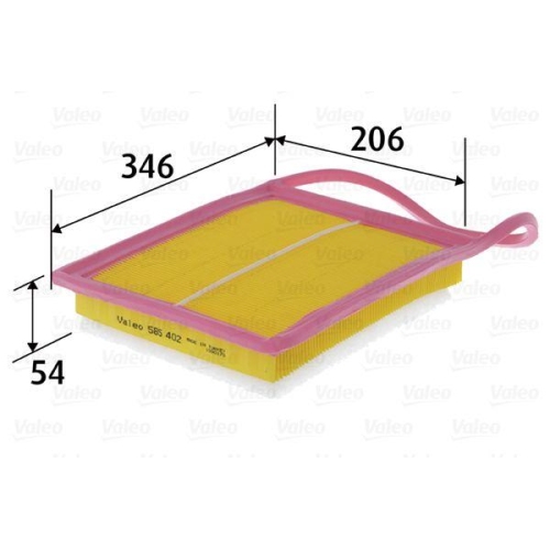VALEO Luftfilter 585402