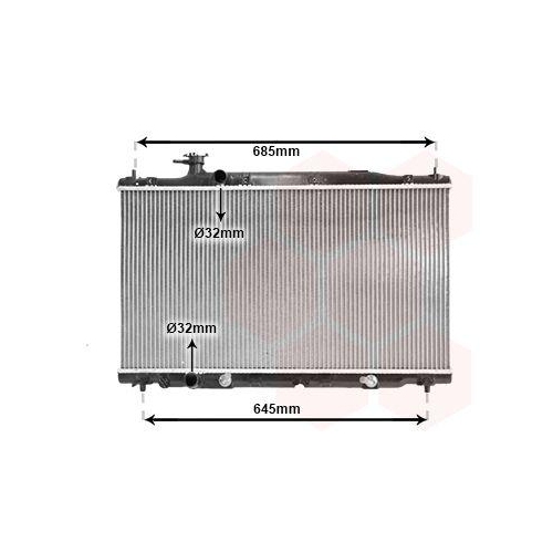 VAN WEZEL K&uuml;hler, Motork&uuml;hlung 25002226