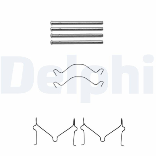 DELPHI Zubeh&ouml;rsatz, Scheibenbremsbelag LX0306