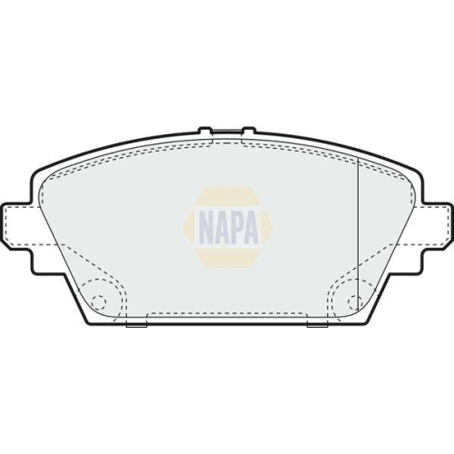 NAPA Bremsbelagsatz, Scheibenbremse NAPA NBP1290