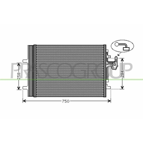 PRASCO Kondensator, Klimaanlage PrascoSelection VV046C002