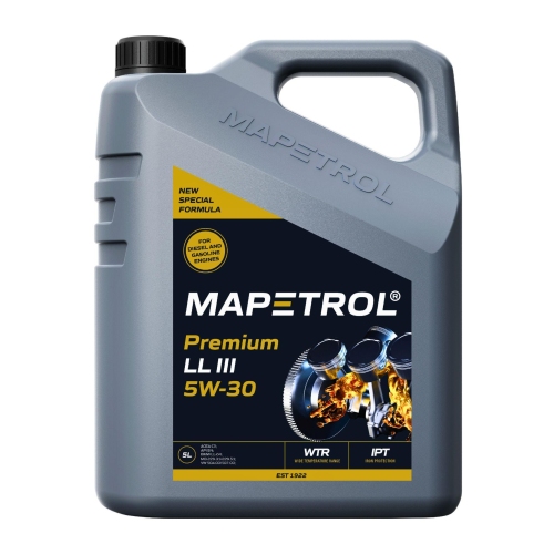 Motor&ouml;l Motoren&ouml;l Mapetrol Premium LL III 5W-30 5 Liter MAP0115