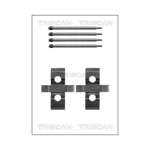 TRISCAN Zubehörsatz, Scheibenbremsbelag 8105 231601