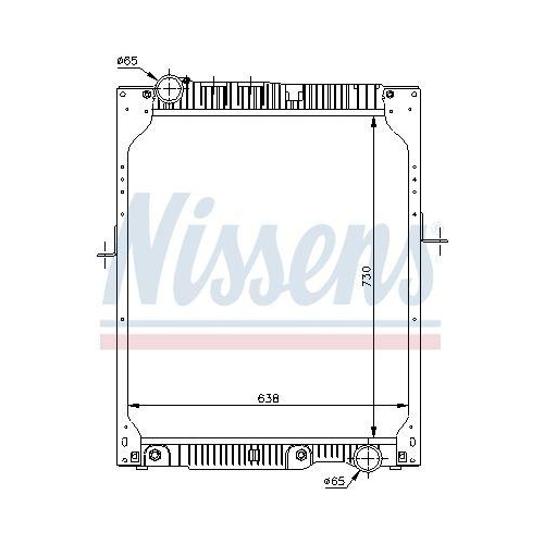 NISSENS Kühler, Motorkühlung 62643A