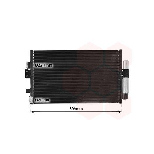 VAN WEZEL Kondensator, Klimaanlage 18015716