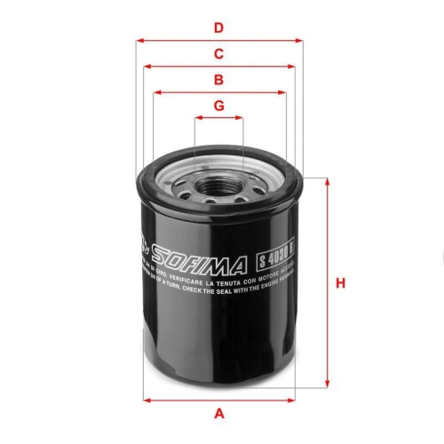 SOFIMA &Ouml;lfilter S 4030 R