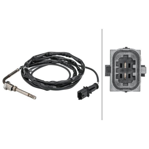 HELLA Sensor, Abgastemperatur 6PT 358 181-621