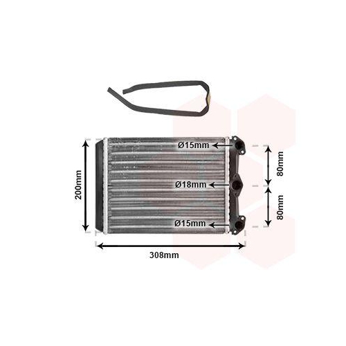 VAN WEZEL W&auml;rmetauscher, Innenraumheizung 30006102