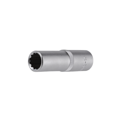 Steckschl&uuml;sseleinsatz, 1/2", Zw&ouml;lfkant, 14 mm, tief Zoll SW Stahl