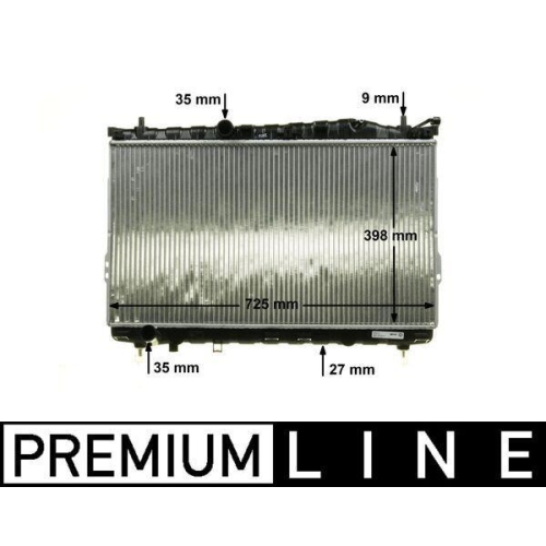 MAHLE K&uuml;hler, Motork&uuml;hlung BEHR *** PREMIUM LINE *** CR 1295 000P